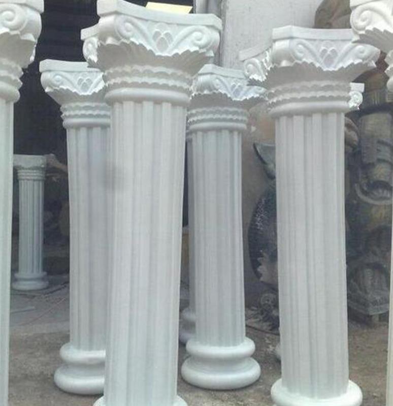 grc構(gòu)件廠家：grc羅馬柱安裝后是否需要涂漆？