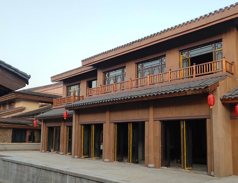 水鄉(xiāng)旅游度假區(qū)1 水泥仿木紋廠家